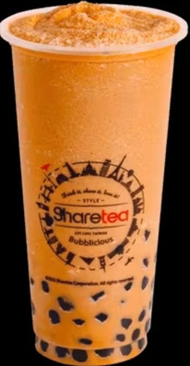 Thai Tea Ice Blended With Pearl (41).