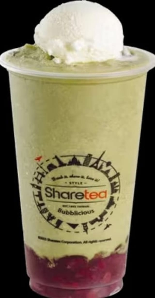 Matcha Red Bean Ice Blended With Ice Cream (42).