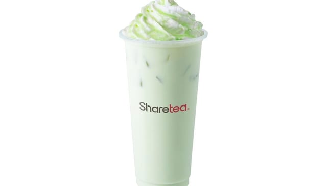 Honeydew Coconut Milk Tea.