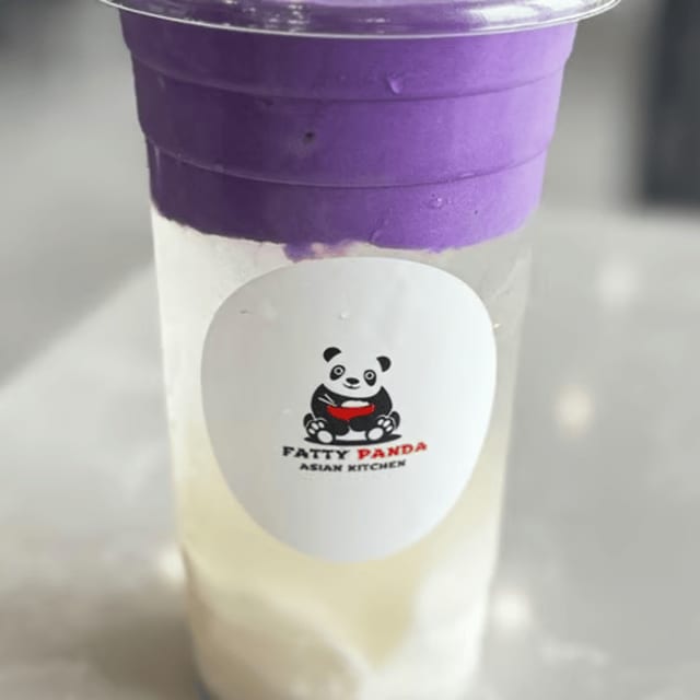 Coconut Ube Creama W/ Coconut Jelly.