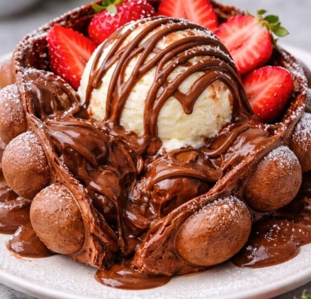 Choco Lava Waffle.