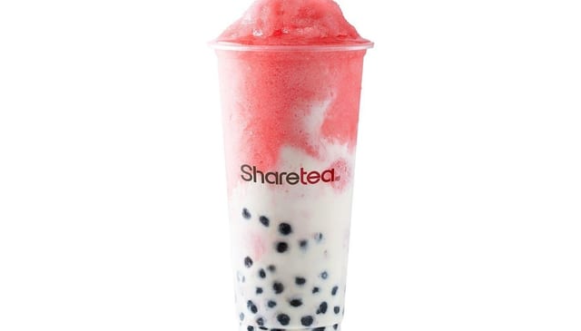 Watermelon Coco Ice Blended W/ Pearls.